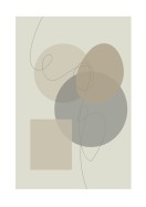 Shapes In Neutral Tones | Crea il tuo poster