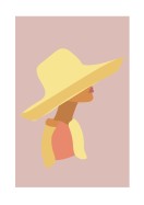 Woman In Sun Hat | Crea il tuo poster