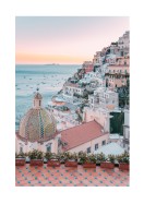 Positano Amalfi Coast Sunset | Crea il tuo poster