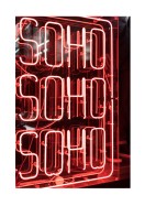 SoHo Neon Light Sign | Crea il tuo poster