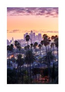 Los Angeles Skyline At Sunset | Crea il tuo poster