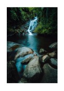 Waterfall In Forest | Crea il tuo poster