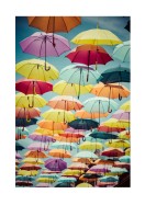 Umbrellas On Street In Madrid | Crea il tuo poster
