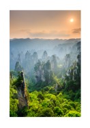 Beautiful Forest At Sunset | Crea il tuo poster