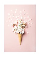 Flowers In Waffle Cone | Crea il tuo poster