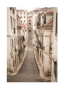 Calm Street In Old Lisbon | Crea il tuo poster