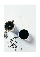Black Coffee And Mocha Pot | Crea il tuo poster