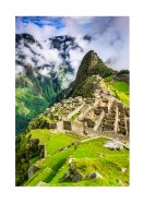 View Of Machu Picchu In Peru | Crea il tuo poster