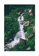 Beautiful Waterfall In The Himalayas | Crea il tuo poster
