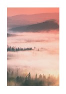 Dreamy And Misty Forest Landscape | Crea il tuo poster