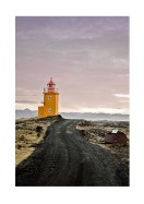 Lighthouse At Sunrise In Iceland | Crea il tuo poster