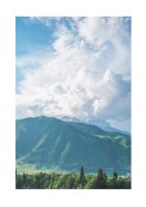 Sunny Mountain Landscape | Crea il tuo poster