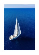 Sailboat In The Middle Of The Ocean | Crea il tuo poster