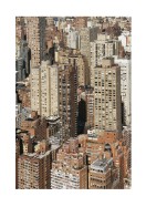 Aerial View Of Buildings In New York City | Crea il tuo poster