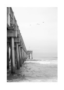 Pier In The Stormy Sea | Crea il tuo poster