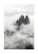Mountain Peak Surrounded By Clouds | Crea il tuo poster