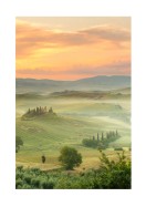 Misty Morning In Tuscany | Crea il tuo poster